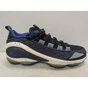 Reebok DMX Run 10, Black/White-Purple-Teal, DV5113, Size 8.5